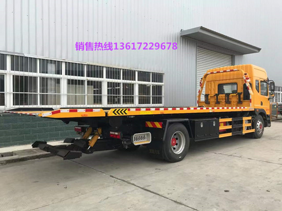 國(guó)六東風(fēng)D9一拖二清障車(chē)（8噸板）