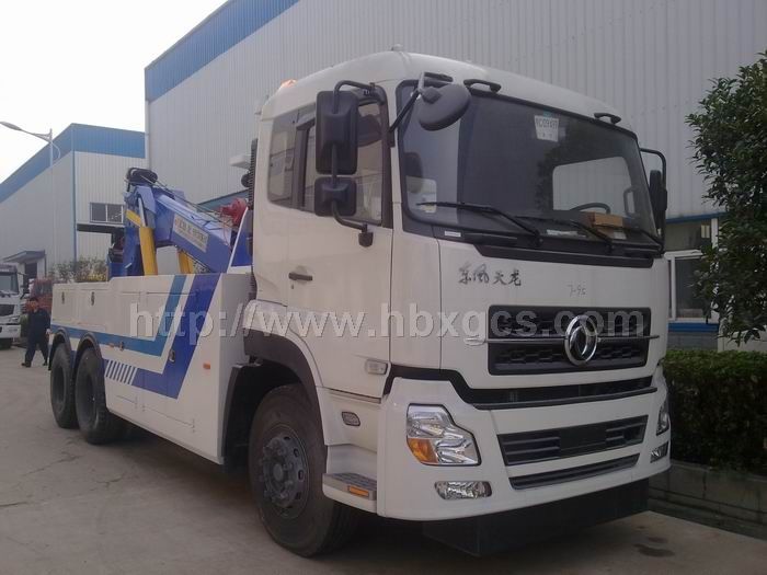東風天龍后雙橋清障車